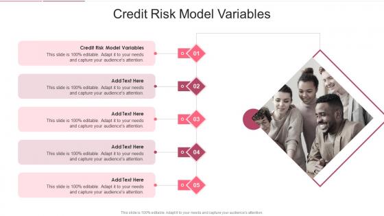 Credit Risk Model Variables In Powerpoint And Google Slides Cpb