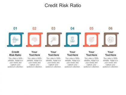 Credit risk ratio ppt powerpoint presentation slides portrait cpb
