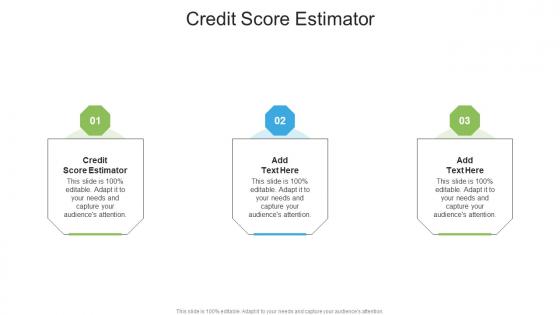 Credit Score Estimator In Powerpoint And Google Slides Cpb