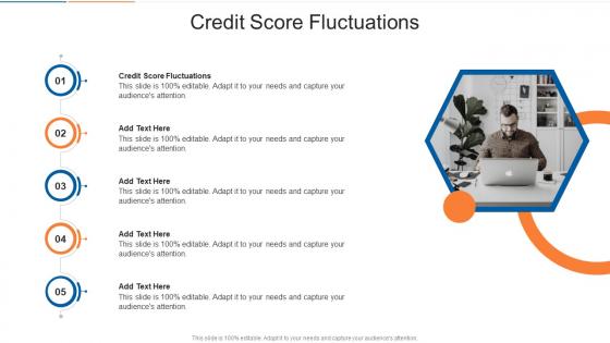 Credit Score Fluctuations In Powerpoint And Google Slides Cpb