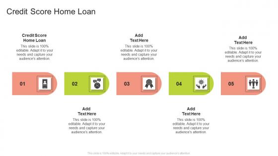 Credit Score Home Loan In Powerpoint And Google Slides Cpb