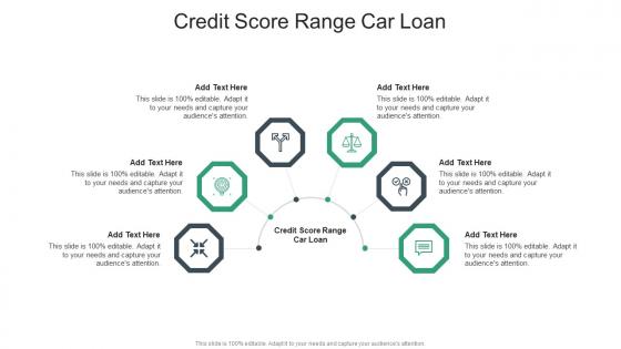 Credit Score Range Car Loan In Powerpoint And Google Slides Cpb