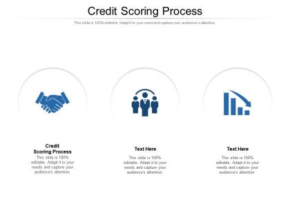 Credit scoring process ppt powerpoint presentation icon template cpb