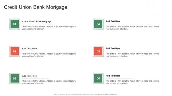 Credit Union Bank Mortgage In Powerpoint And Google Slides Cpb