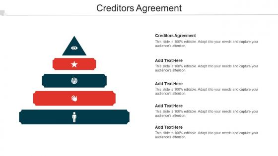 Creditors Agreement Ppt Powerpoint Presentation Styles Professional Cpb