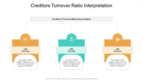 Creditors Turnover Ratio Interpretation In Powerpoint And Google Slides Cpb