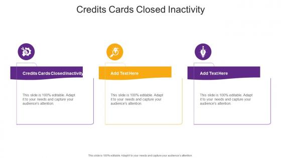 Credits Card Closed Inactivity In Powerpoint And Google Slides Cpb