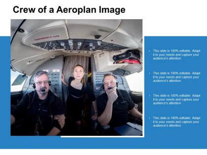Crew of a aeroplan image