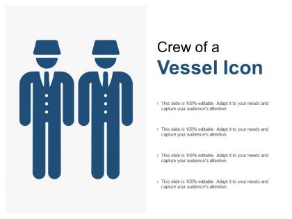 Crew of a vessel icon