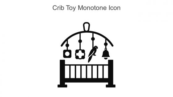 Crib Toy Monotone Icon In Powerpoint Pptx Png And Editable Eps Format