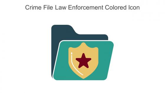 Crime File Law Enforcement Colored Icon In Powerpoint Pptx Png And Editable Eps Format