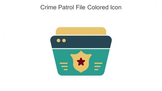 Crime Patrol File Colored Icon In Powerpoint Pptx Png And Editable Eps Format