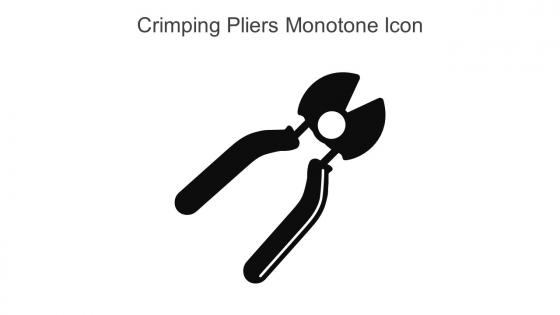 Crimping Pliers Monotone Icon In Powerpoint Pptx Png And Editable Eps Format