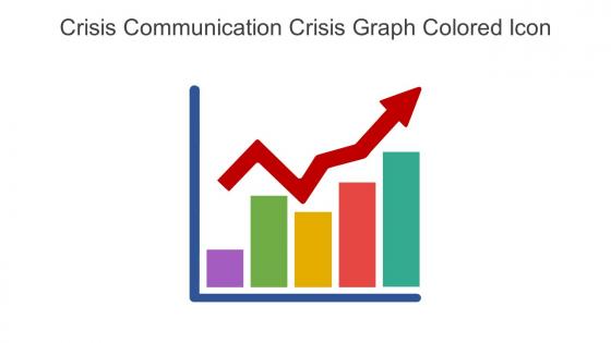 Crisis Communication Crisis Graph Colored Icon In Powerpoint Pptx Png And Editable Eps Format