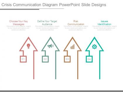 Crisis communication diagram powerpoint slide designs