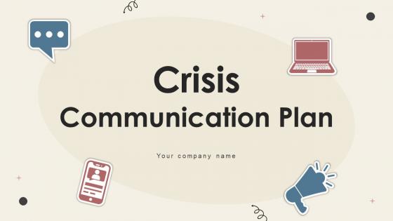 Crisis Communication Plan Powerpoint Ppt Template Bundles CRP