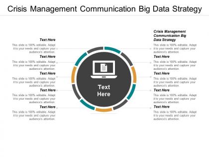Crisis management communication big data strategy ppt powerpoint presentation styles guide cpb