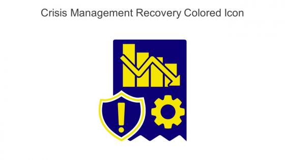 Crisis Management Recovery Colored Icon In Powerpoint Pptx Png And Editable Eps Format