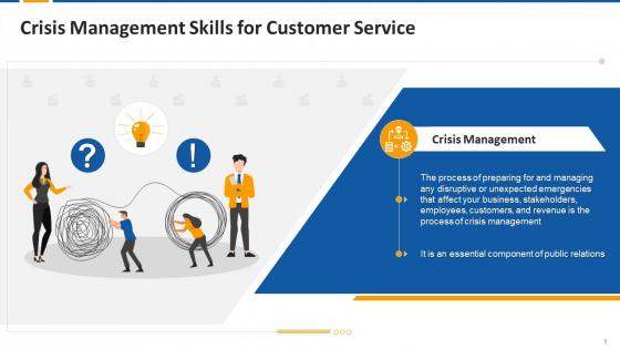 Crisis Management Skills For Customer Service Edu Ppt
