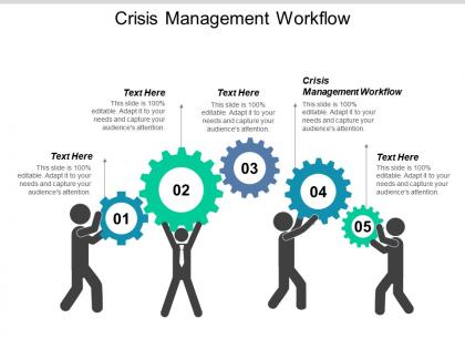 Crisis management workflow ppt powerpoint presentation icon background image cpb