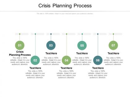 Crisis planning process ppt powerpoint presentation file designs cpb