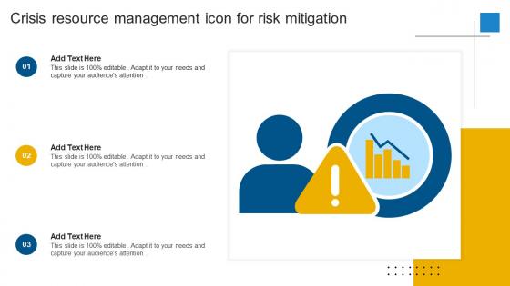 Crisis Resource Management Icon For Risk Mitigation