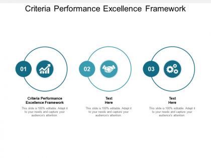 Criteria performance excellence framework ppt powerpoint presentation infographic template graphics example cpb