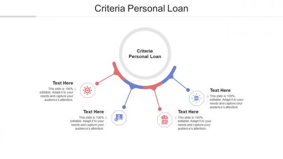 Criteria personal loan ppt powerpoint presentation inspiration portrait cpb