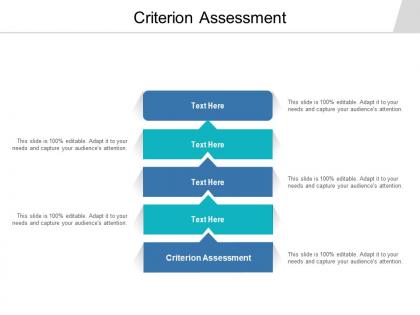 Criterion assessment ppt powerpoint presentation summary graphics download cpb