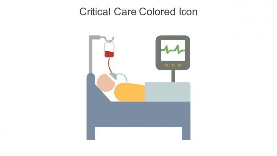 Critical Care Colored Icon In Powerpoint Pptx Png And Editable Eps Format