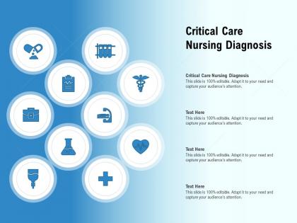 Critical care nursing diagnosis ppt powerpoint presentation layouts file formats