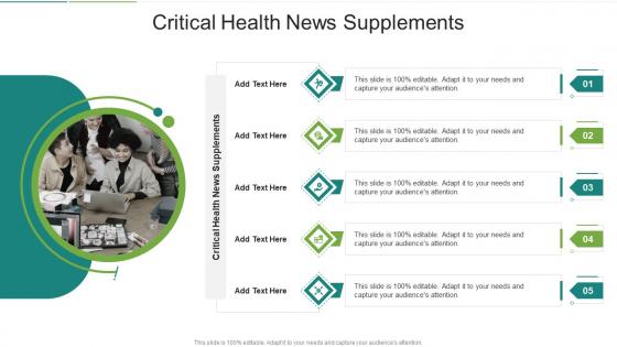 Critical Health News Supplements In Powerpoint And Google Slides Cpb
