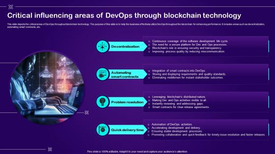 Critical Influencing Areas Of Devops Through Blockchain Technology