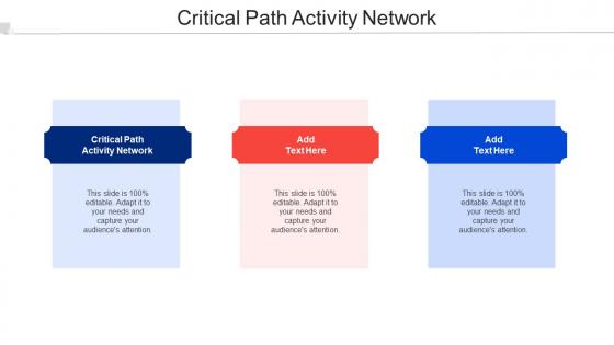 Critical Path Activity Network Ppt Powerpoint Presentation Slides Picture Cpb