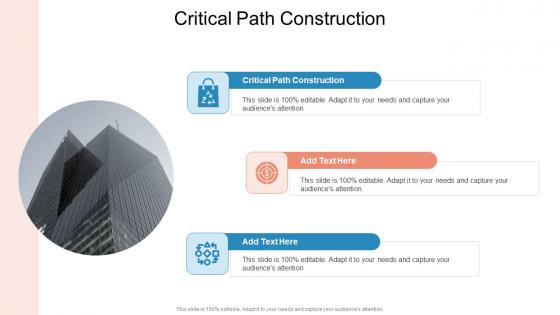 Critical Path Construction In Powerpoint And Google Slides Cpb