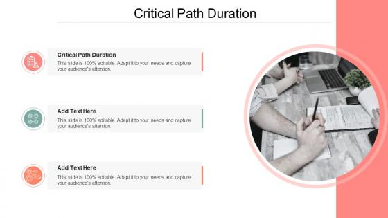 Critical Path Duration In Powerpoint And Google Slides Cpb