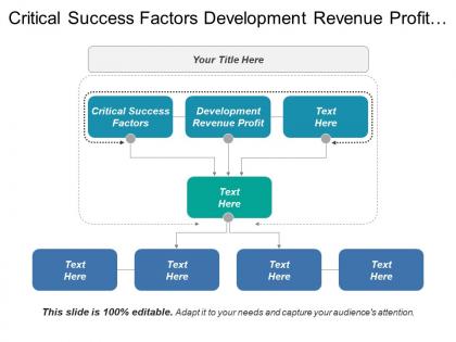 Critical success factors development revenue profit industry competitive