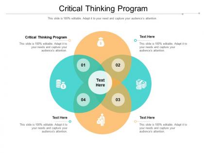 Critical thinking program ppt powerpoint presentation slides picture cpb