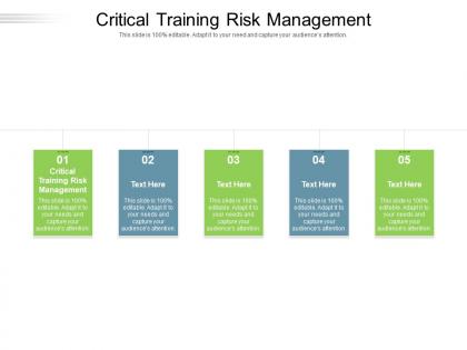 Critical training risk management ppt powerpoint presentation portfolio slide portrait cpb