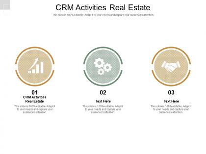 Crm activities real estate ppt powerpoint presentation infographics icon cpb