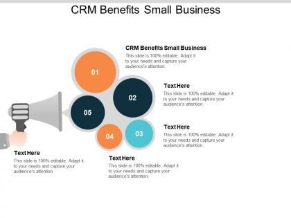 Crm benefits small business ppt powerpoint presentation pictures outfit cpb