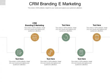 Crm branding e marketing ppt powerpoint presentation icon infographics cpb