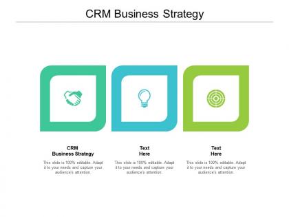 Crm business strategy ppt powerpoint presentation styles inspiration cpb
