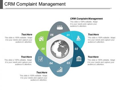 Crm complaint management ppt powerpoint presentation gallery outline cpb
