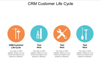 Crm customer life cycle ppt powerpoint presentation gallery topics cpb