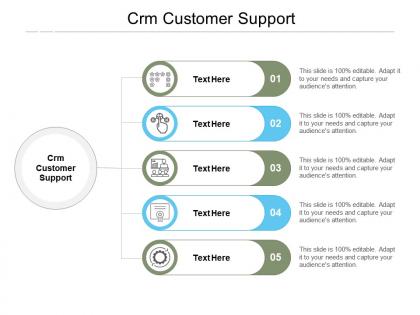 Crm customer support ppt powerpoint presentation show summary cpb