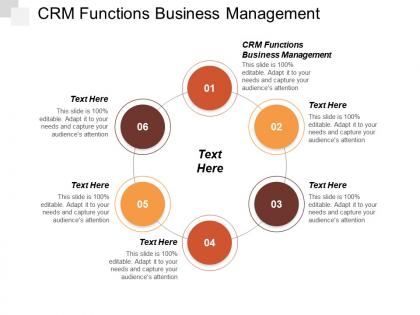 Crm functions business management ppt powerpoint presentation file example topics cpb