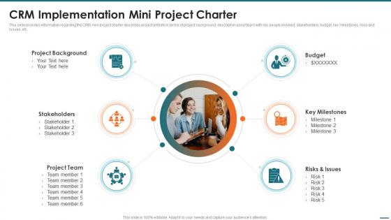 Crm Implementation Mini Project Charter Crm Digital Transformation Toolkit