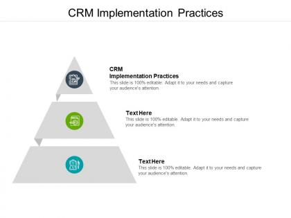 Crm implementation practices ppt powerpoint presentation outline themes cpb