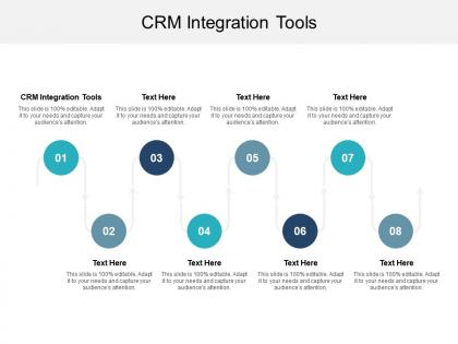 Crm integration tools ppt powerpoint presentation infographic template good cpb